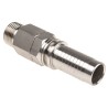 RS PRO Stainless Steel Hose Connector 19.05 mm ID Threaded 1/2 in BSP Male, 20 bar 362-7119