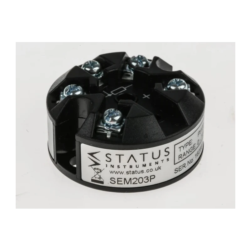 RS PRO Temperature Transmitter PT100 Input, 30V DC Supply, Operating Temp. 0°C to 70°C PT100