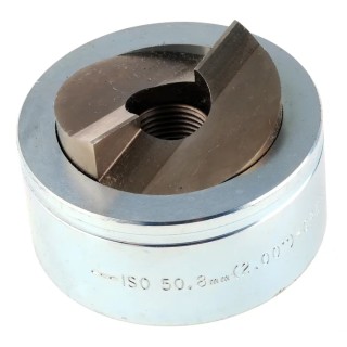 Greenlee 1 Piece Punch & Die Set, Circular, Hydraulic Operation, 50 mm Hole Size, Cutting Capacity 3.5 mm 50069632