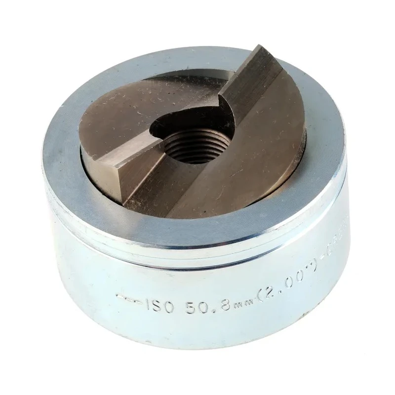 Greenlee 1 Piece Punch & Die Set, Circular, Hydraulic Operation, 50 mm Hole Size, Cutting Capacity 3.5 mm 50069632