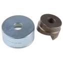 Greenlee 1 Piece Punch & Die Set, Circular, Hydraulic Operation, 50 mm Hole Size, Cutting Capacity 3.5 mm 50069632