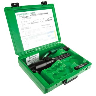 Greenlee 7.1 t Hydraulic Punch Driver 50342916, Heavy-Duty Machine Press, 8 Tons Force