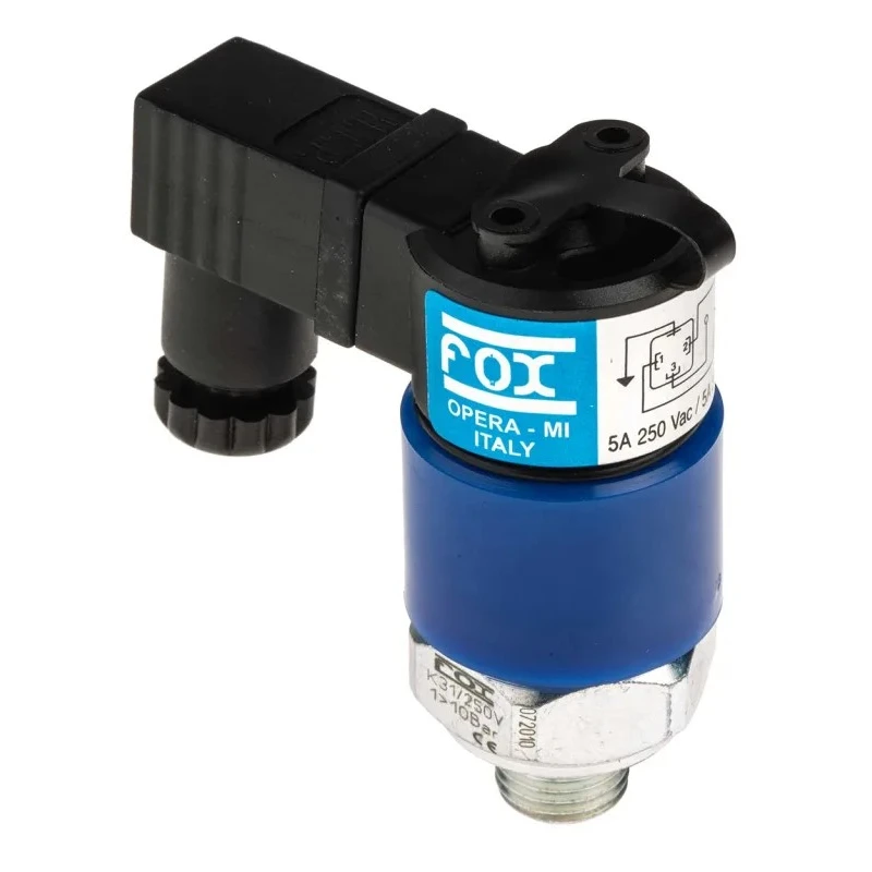 RS PRO Adjustable Pressure Switch NC 1 bar to 10 bar 250V AC IP65 Industrial Hydraulic Pneumatic Control 363-5968