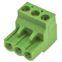 TE Connectivity Buchanan Series Pluggable Terminal Block, 3-Contact, 5.08 mm Pitch, 300 V AC, 15 A Current 796634-3