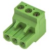 TE Connectivity Buchanan Series Pluggable Terminal Block, 3-Contact, 5.08 mm Pitch, 300 V AC, 15 A Current 796634-3