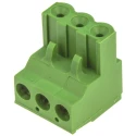 TE Connectivity Buchanan Series Pluggable Terminal Block, 3-Contact, 5.08 mm Pitch, 300 V AC, 15 A Current 796634-3