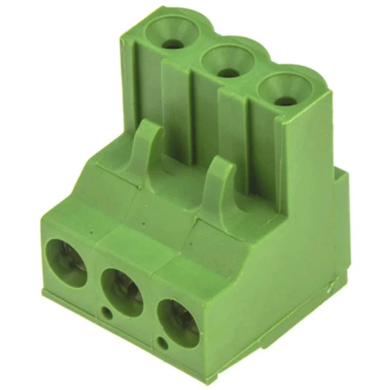 TE Connectivity Buchanan Series Pluggable Terminal Block, 3-Contact, 5.08 mm Pitch, 300 V AC, 15 A Current 796634-3