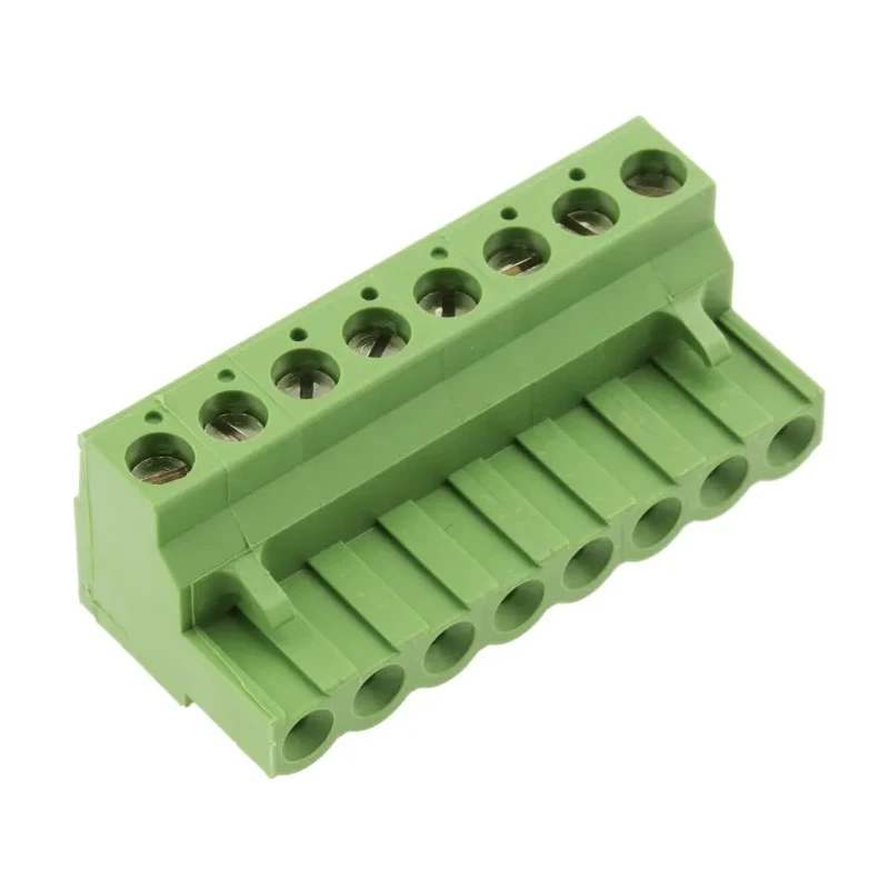 TE Connectivity Buchanan Series Pluggable Terminal Block, 8-Contact, 5.08 mm Pitch, 1 Row, 300V AC, 15A, Polyamide 796634-8