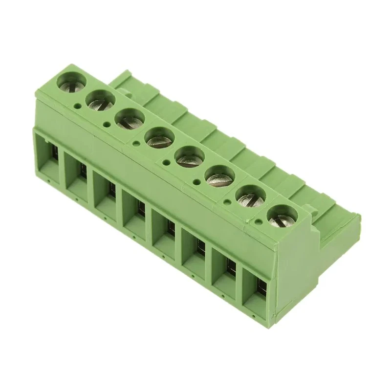 TE Connectivity Buchanan Series Pluggable Terminal Block, 8-Contact, 5.08 mm Pitch, 1 Row, 300V AC, 15A, Polyamide 796634-8