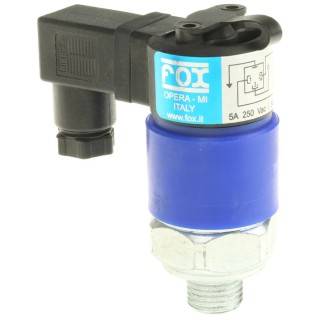 RS PRO Adjustable Pressure Switch, NC Contact, 10 bar to 100 bar Range, 250V AC, 500mA, IP65, Steel Construction 363-5996
