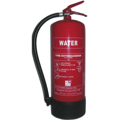 Fireblitz 9L Water Fire Extinguisher Class A Wall Mount Type with 55 Second Discharge Time FBW9