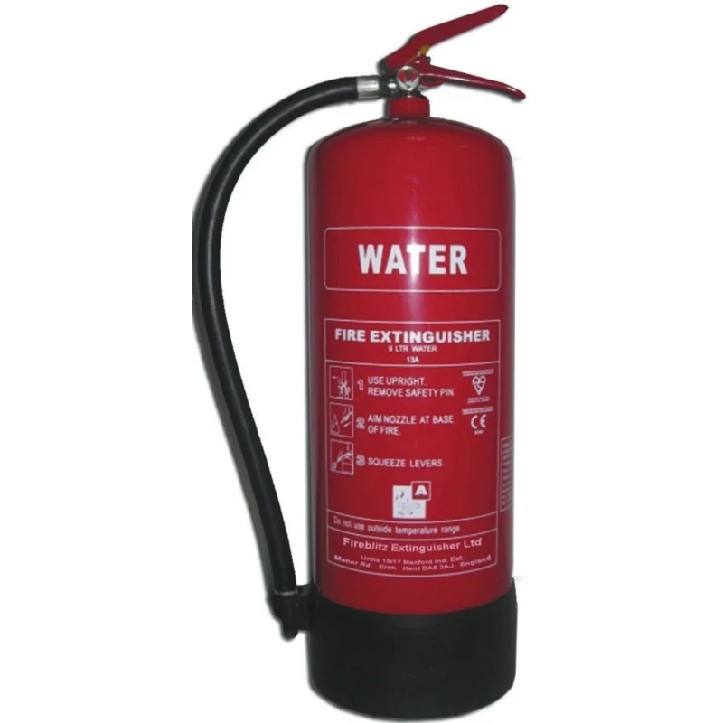 Fireblitz 9L Water Fire Extinguisher Class A Wall Mount Type with 55 Second Discharge Time FBW9