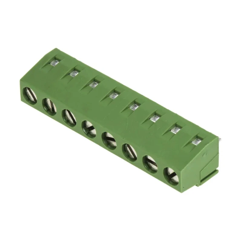 TE Connectivity Buchanan Series 8-Contact 5 mm Pitch 1 Row PCB Terminal Block 282836-8