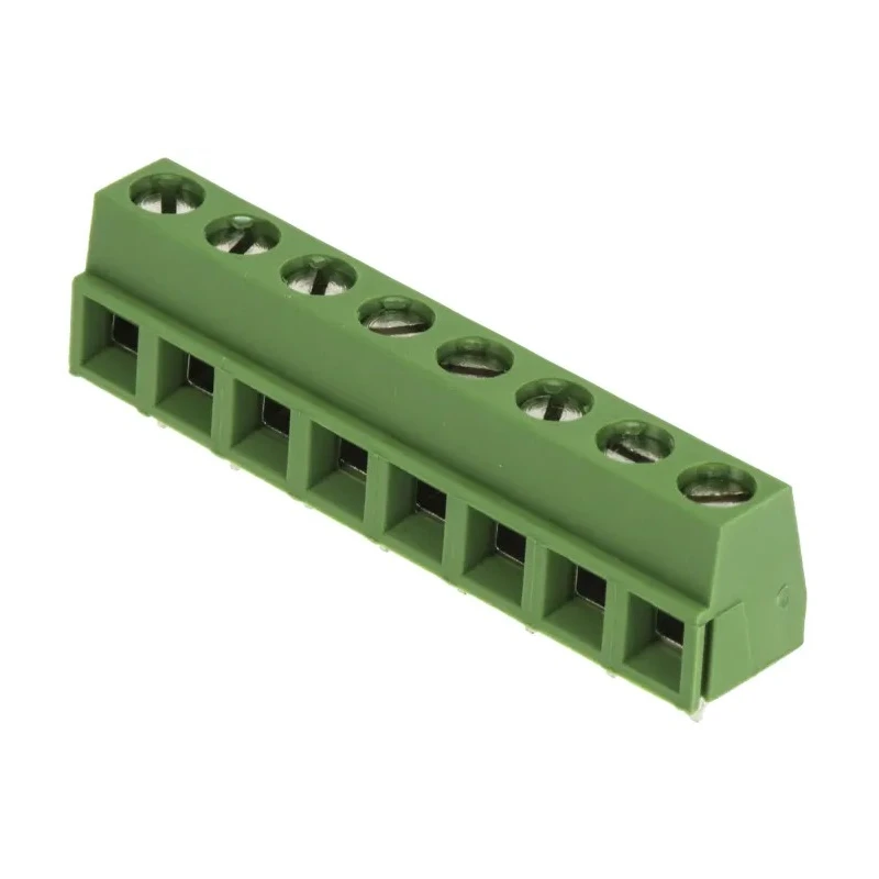 TE Connectivity Buchanan Series 8-Contact 5 mm Pitch 1 Row PCB Terminal Block 282836-8