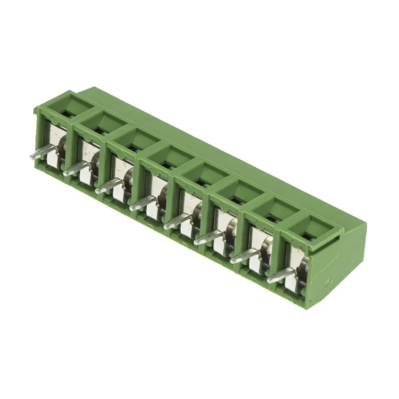 TE Connectivity Buchanan Series 8-Contact 5 mm Pitch 1 Row PCB Terminal Block 282836-8