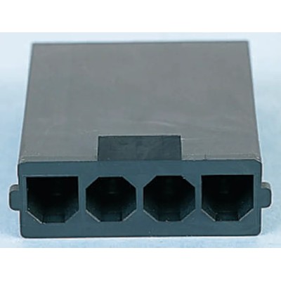 Molex Sabre Male Connector Housing Nylon Cable Mount 7.49 mm Pitch 3 Way 1 Row Straight 43680-2003