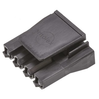 Molex Sabre Series Female Connector Housing Nylon 7.5 mm Pitch 4 Way 1 Row Straight 44441-2004