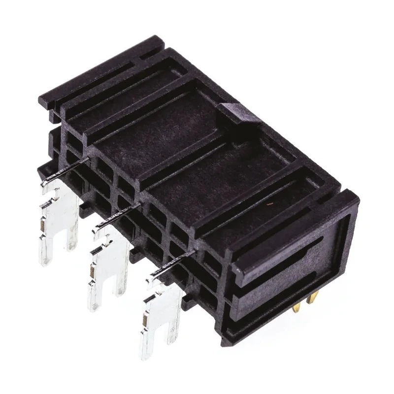Molex Sabre Series Right Angle Through Hole PCB Header 3 Contacts 7.49 mm Pitch 1 Row Shrouded 43160-3103