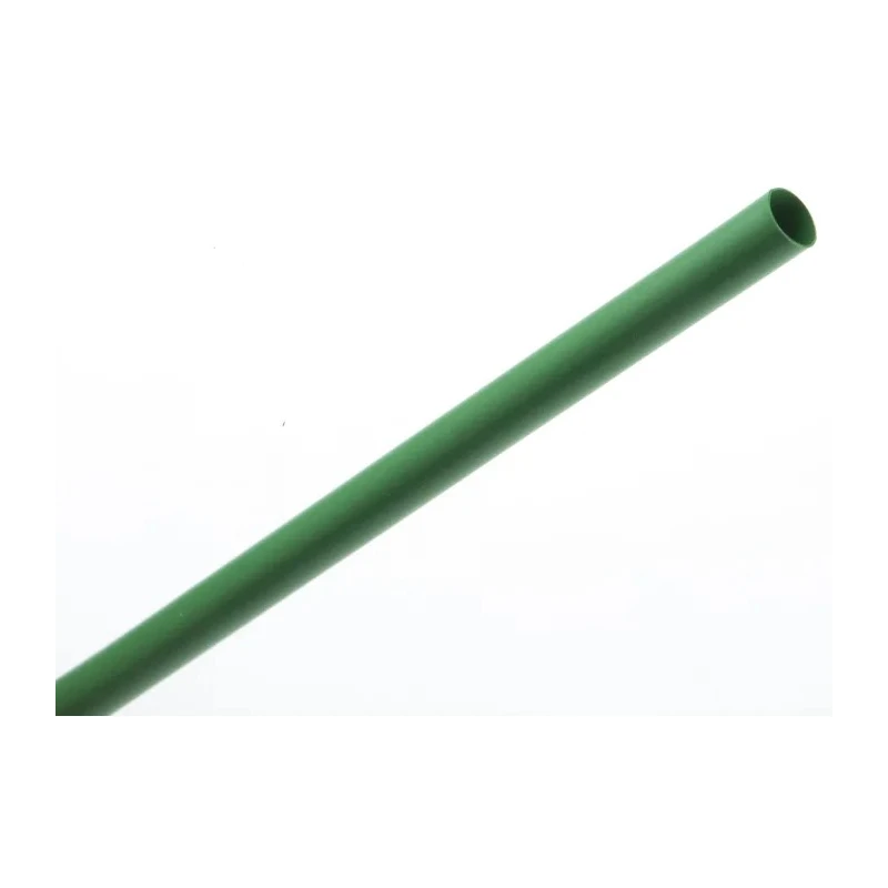 TE Connectivity Heat Shrink Tubing Green 4.8 mm Sleeve Diameter x 1.2 m Length 2:1 Shrink Ratio Polyolefin RNF-100-3/16-5-STK