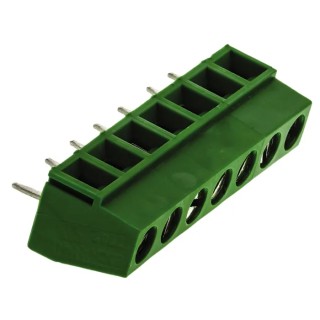 TE Connectivity Buchanan Series 7-Contact 5 mm Pitch 1 Row PCB Terminal Block 282836-7