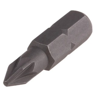RS PRO Screwdriver Bit PZ1 Size 1/4 in Drive Type Pozidriv Chrome Vanadium Steel Taiwan 547-212