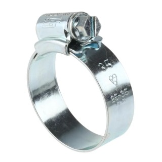 HI-GRIP Steel Slotted Hex Worm Drive Hose Clip Zinc Plated 25-35 mm ID HGZ35BP