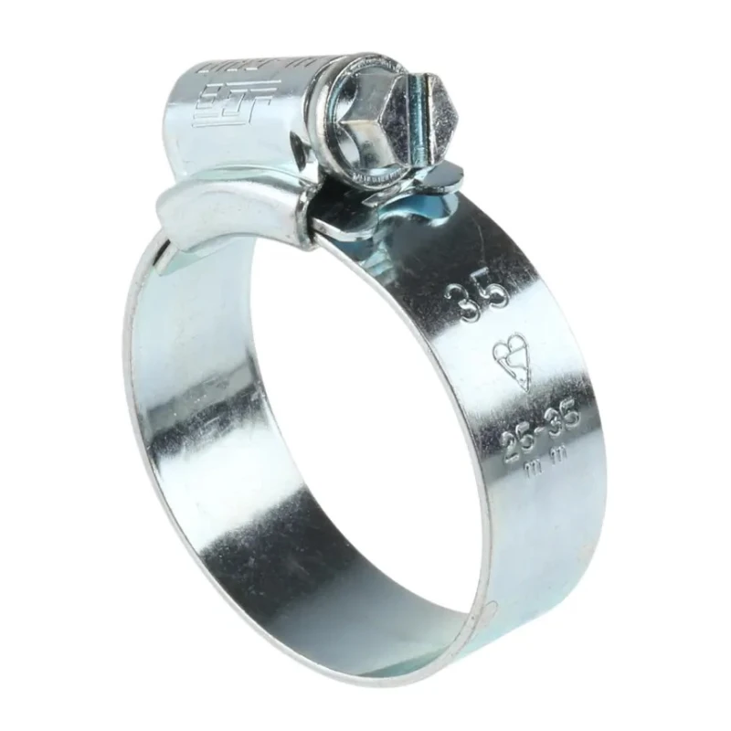HI-GRIP Steel Slotted Hex Worm Drive Hose Clip Zinc Plated 25-35 mm ID HGZ35BP