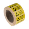 RS PRO Yellow Paper ESD Label Attention Text 38 mm x 16 mm 364-3571