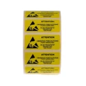 RS PRO Yellow Paper ESD Label Attention Text 38 mm x 16 mm 364-3571
