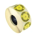 RS PRO Yellow Vinyl ESD Label Earth Ground Point Text 36mm 364-3616