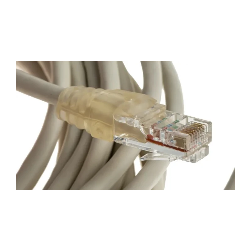 Decelect DECELAN Cat5 Ethernet Cable 8 Core, Grey, 10 m, Unshielded Unscreened Patch Cord PVC CAT5 
