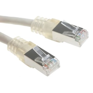 Decelect SPE Category 5 Shielded Ethernet Cable, Grey, 0.5 m Length, PVC Jacket CAT5 