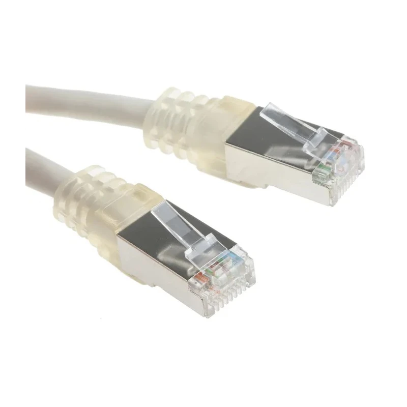 Decelect SPE Category 5 Shielded Ethernet Cable, Grey, 0.5 m Length, PVC Jacket CAT5 