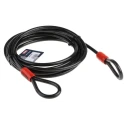ABUS Steel Security Cable 5 m Length, 10 mm Diameter, Two Loop Ends XR7200 0500