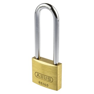 ABUS Keyed Brass and Steel Weatherproof Padlock 6 mm Shackle Diameter 63 mm Length 4 mm Body Width XR0060HB46K1