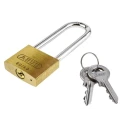 ABUS Keyed Brass and Steel Weatherproof Padlock 6 mm Shackle Diameter 63 mm Length 4 mm Body Width XR0060HB46K1