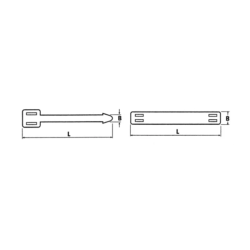 HellermannTyton Arrowtag Cable Tie Cable Marker Pre-printed "0" Natural Polyamide 66, 3.6mm Max Cable 151-41119 AT1-PA66-NA