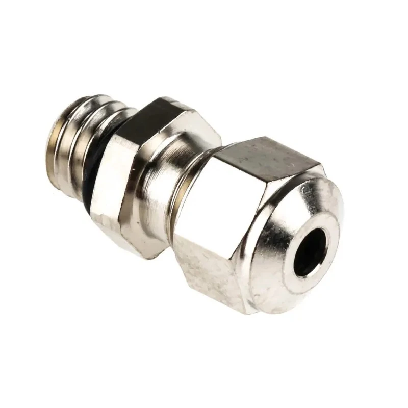 SES Sterling A1 Series Metallic Nickel Plated Brass Cable Gland M6 Thread 2 to 2.5 mm Cable Diameter IP68 IP69K A1000.06.025
