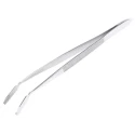 RS PRO 150mm Stainless Steel Serrated, Flat Tweezer 547-694