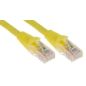 RS PRO Cat5e Ethernet Cable 2 m Yellow RJ45 Male to RJ45 Male U/UTP Low Smoke Zero Halogen 556-437