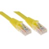 RS PRO Cat5e Ethernet Cable 2 m Yellow RJ45 Male to RJ45 Male U/UTP Low Smoke Zero Halogen 556-437