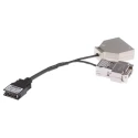 Omron PLC Cable for Use with CPM Series 24V DC Supply, 0.1m Length CPM2C