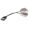 Omron PLC Cable for Use with CPM Series 24V DC Supply, 0.1m Length CPM2C