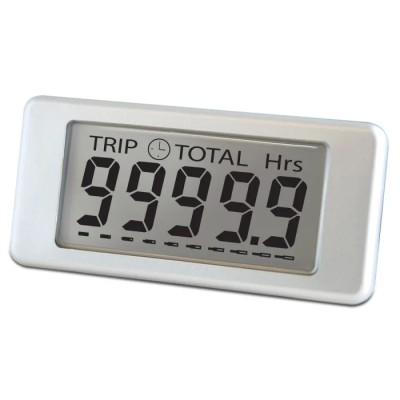 Lascar Digital 5-Digit Automatic Reset Hour Counter Panel Mount, 5-27 VDC, LCD Display EMC 1500