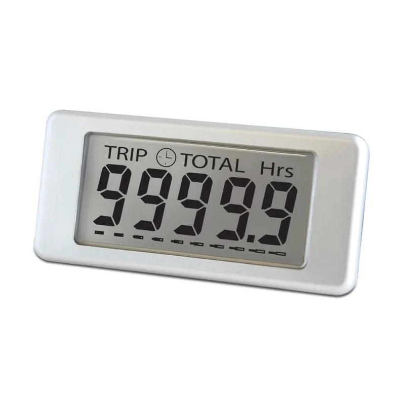 Lascar Digital 5-Digit Automatic Reset Hour Counter Panel Mount, 5-27 VDC, LCD Display EMC 1500