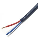 Van Damme 2 Core Blue Audio Cable 100 m Oxygen-Free Copper PVC Jacket 80°C 268-525-060