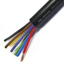 Van Damme Black Tour Grade Series 8 Core Audio Cable, Stranded Oxygen-Free Copper, 500m Length, PVC Jacket, 70°C 268-582-000