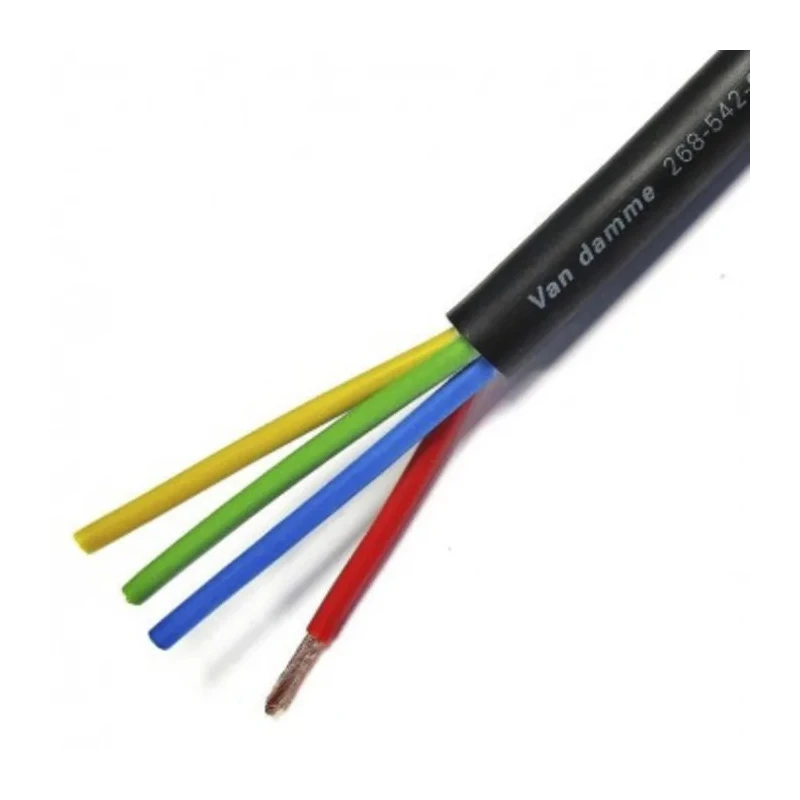 Van Damme Black Tour Grade Series 4 Core Oxygen-Free Copper Audio Cable 50m 268-542-000