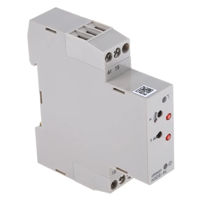 Omron DIN Rail Timer Relay, 1-Contact, ON Delay Function, 48 V dc, 230 V ac, 24 V ac, Time Range 0.1 s to 120 h, SPDT H3DS