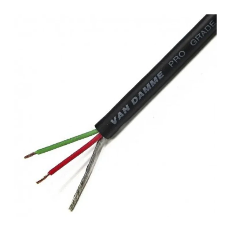 Van Damme classic pro-patch Series Screened Audio Cable 4.85 mm OD 100 m Black 268-006-000